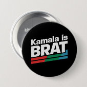 Badge Rond 7,6 Cm Kamala est une peste (Devant & derrière)