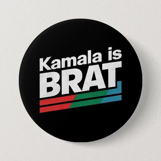Badge Rond 7,6 Cm Kamala est une peste (Devant)