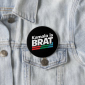 Badge Rond 7,6 Cm Kamala est une peste (En situation)