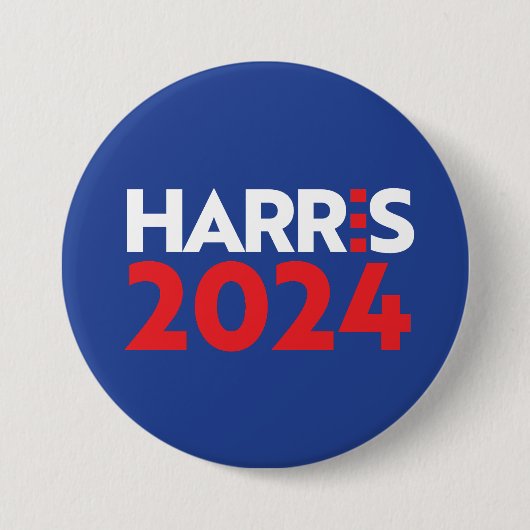 Badge Rond 7,6 Cm Kamala Harris 2024 (Devant)