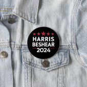 Badge Rond 7,6 Cm Kamala Harris Andy Beshear 2024 Harris Beshear 202 (En situation)