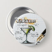 Badge Rond 7,6 Cm Kamikaze (Devant & derrière)