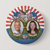 Badge Rond 7,6 Cm Kennedy Shanahan 2024 - Campagne collective (Devant)