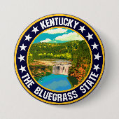 Badge Rond 7,6 Cm Kentucky (Devant)