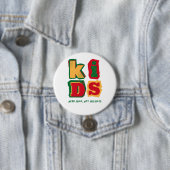 Badge Rond 7,6 Cm Kids Need Milk, Not Missiles (En situation)