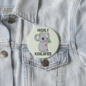 Badge Rond 7,6 Cm Koala hautement Koalafied (En situation)
