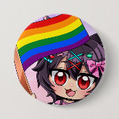 Badge Rond 7,6 Cm Kota Pride Pin (Devant)