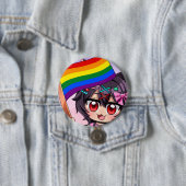 Badge Rond 7,6 Cm Kota Pride Pin (En situation)