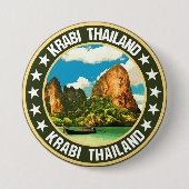 Badge Rond 7,6 Cm Krabi (Devant)