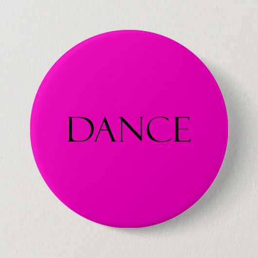 Badge Rond 7,6 Cm La danse cite la citation inspirée de danse de (Devant)