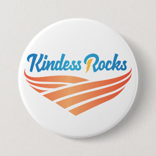 Badge Rond 7,6 Cm La gentillesse bascule le bouton