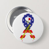 Badge Rond 7,6 Cm La liberté n'est pas libre (Devant & derrière)