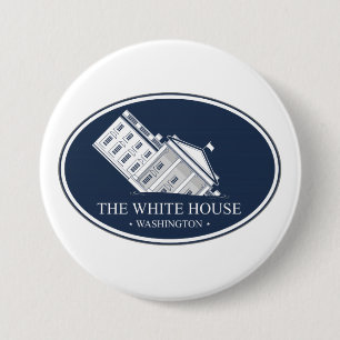 Badge Rond 7,6 Cm La Maison Blanche d'atout : Un bateau coulant