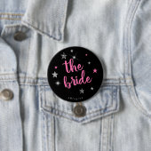 Badge Rond 7,6 Cm La Mariée Disco Enterrement de Vie de Jeune Fille (En situation)