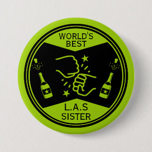 Badge Rond 7,6 Cm La meilleure soeur du monde