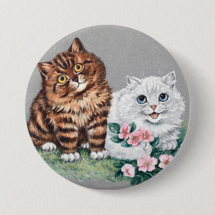 Badge Rond 7,6 Cm La Paire La Plus Douce, Louis Wain