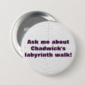 Badge Rond 7,6 Cm labyrinthe (Devant & derrière)