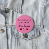Badge Rond 7,6 Cm L'allaitement est une question d'amour (En situation)