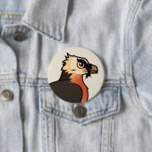 Badge Rond 7,6 Cm Lammergeier mignon (En situation)