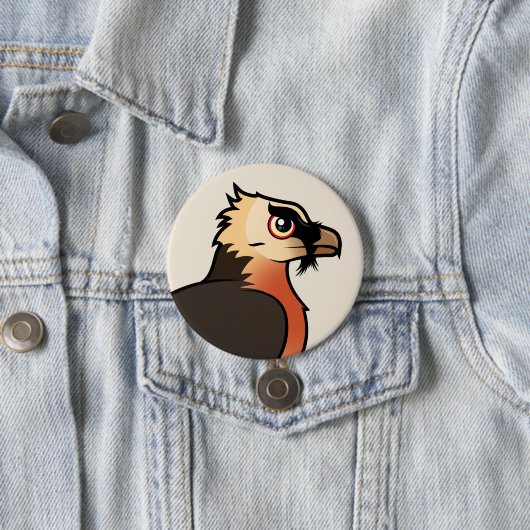 Badge Rond 7,6 Cm Lammergeier mignon (En situation)