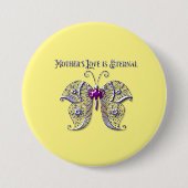 Badge Rond 7,6 Cm L'amour de la mère est éternel (Devant)