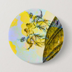 Badge Rond 7,6 Cm L'art cool de Rome éléments de manière branchée
