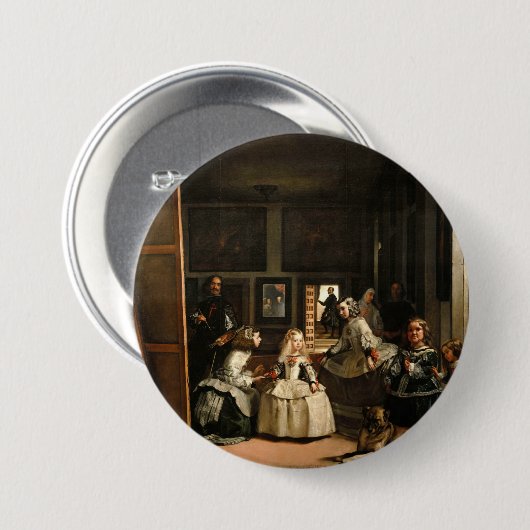 Badge Rond 7,6 Cm Las Meninas (Devant & derrière)