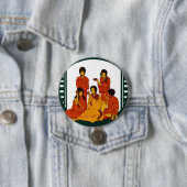 Badge Rond 7,6 Cm l'Asie (En situation)