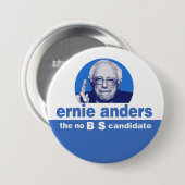 Badge Rond 7,6 Cm L'aucun candidat des BS (Devant & derrière)