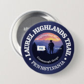 Badge Rond 7,6 Cm Laurel Highlands Trail (rd2) (Devant & derrière)