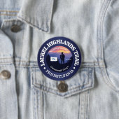 Badge Rond 7,6 Cm Laurel Highlands Trail (rd2) (En situation)