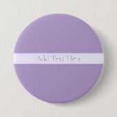 Badge Rond 7,6 Cm Lavande Lumière Personnalisable Purple (Devant)