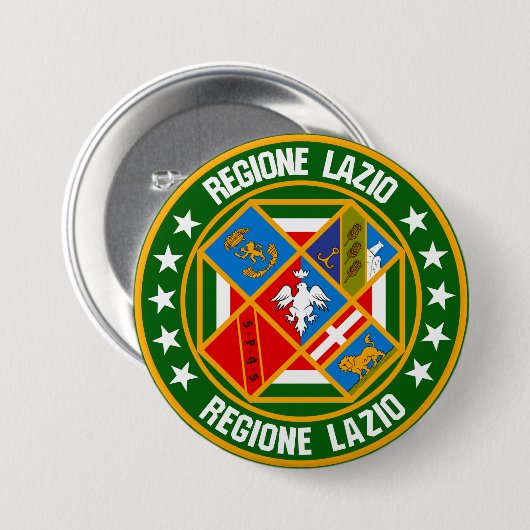 Badge Rond 7,6 Cm Lazio (Devant & derrière)
