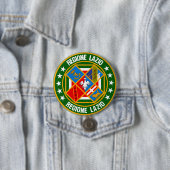 Badge Rond 7,6 Cm Lazio (En situation)