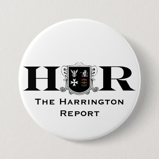 Badge Rond 7,6 Cm Le bouton de rapport de Harrington (Devant)
