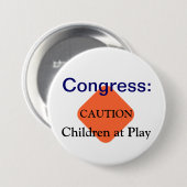 Badge Rond 7,6 Cm Le congrès (Devant & derrière)