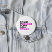 Badge Rond 7,6 Cm Le coût de l'ignorance dépasse celui de l'éducatio (En situation)