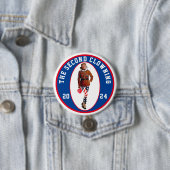 Badge Rond 7,6 Cm Le deuxième clown (En situation)