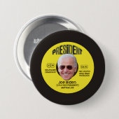 Badge Rond 7,6 Cm Le disque de Joe Biden (Devant & derrière)