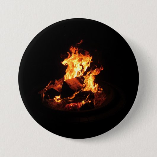 Badge Rond 7,6 Cm Le feu sauvage (Devant)