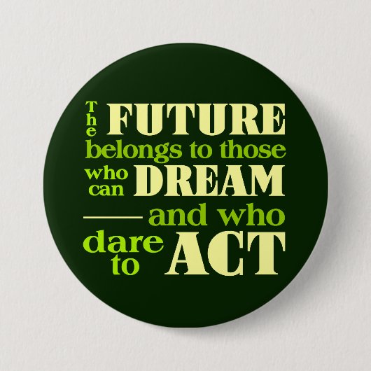 Badge Rond 7,6 Cm Le futur bouton (Devant)