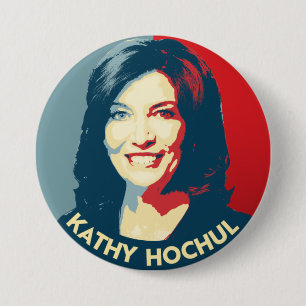 BADGE ROND 7,6 CM LE GOUVERNEUR KATHY HOCHUL