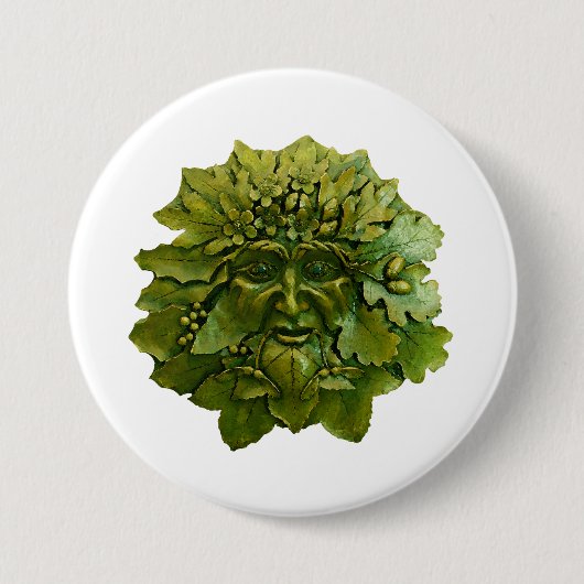Badge Rond 7,6 Cm Le Greenman (Devant)