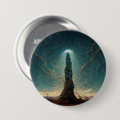 Badge Rond 7,6 Cm Le Monolithe 2 Imaginaire Sci-Fi Art (Devant & derrière)