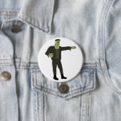 Badge Rond 7,6 Cm Le monstre (En situation)