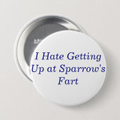 Badge Rond 7,6 Cm Le panier de Sparrow (Devant & derrière)
