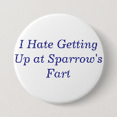 Badge Rond 7,6 Cm Le panier de Sparrow (Devant)