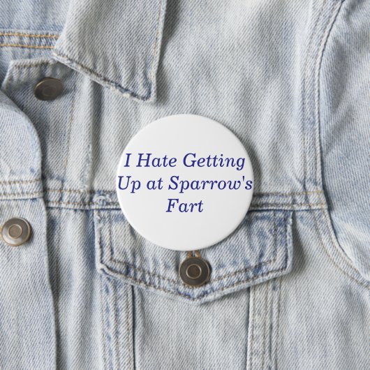 Badge Rond 7,6 Cm Le panier de Sparrow (En situation)