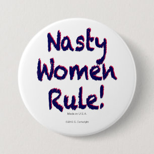 Badge Rond 7,6 Cm Le règne des femmes malveillantes