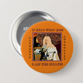 Badge Rond 7,6 Cm Le roi Donald Trump (Devant & derrière)